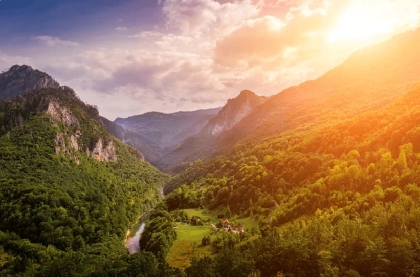 Sunset at Čurevac