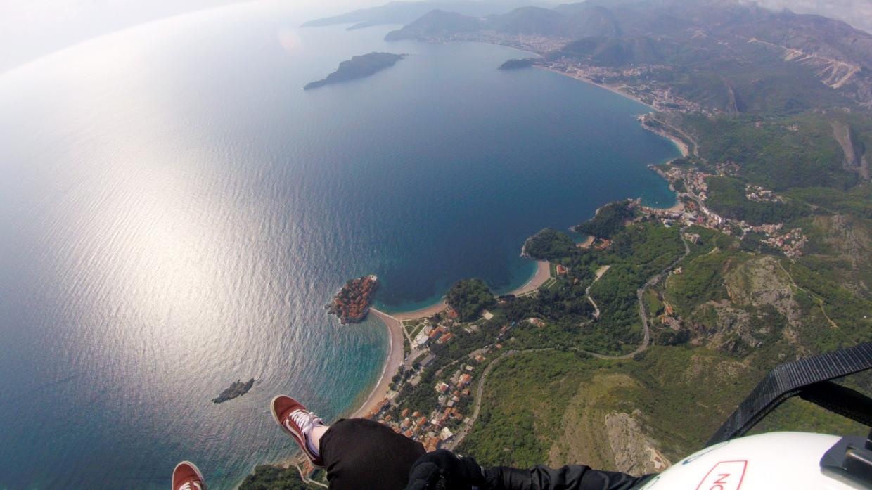 Paragliding, Montenegro